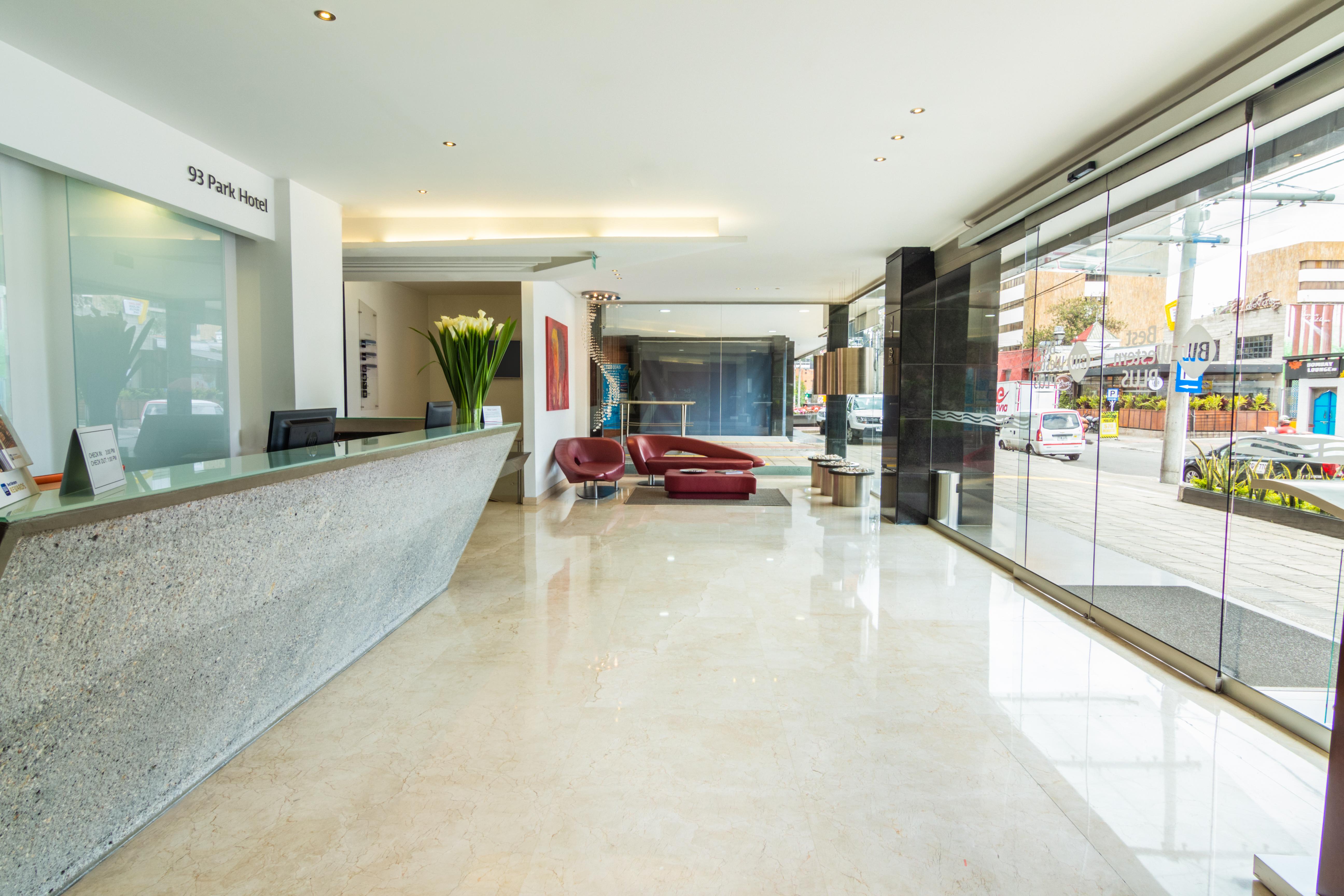 Best Western Plus 93 Park Hotel Bogota Bagian luar foto Lobby